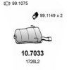 CITRO 1726L2 End Silencer